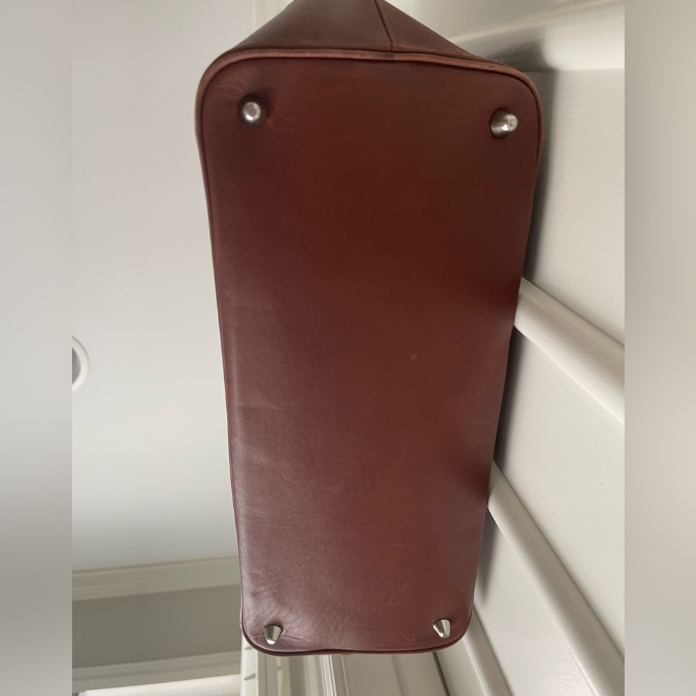 Coach Hampton Brown Leather Shoulder/Satchel Bag - Picture 5 of 15